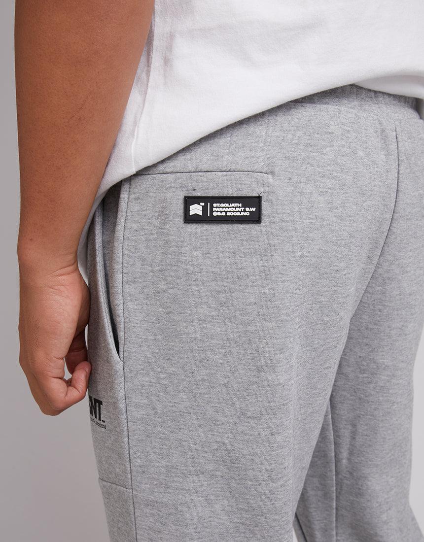 St. Goliath-Tech Track Pant Grey Marle-Edge Clothing