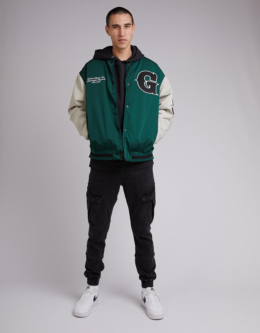 St. Goliath-Varsity Jacket Green-Edge Clothing