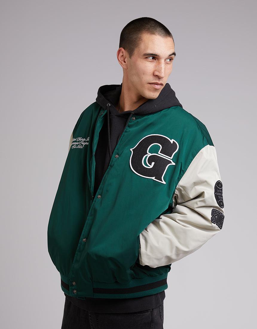 St. Goliath-Varsity Jacket Green-Edge Clothing