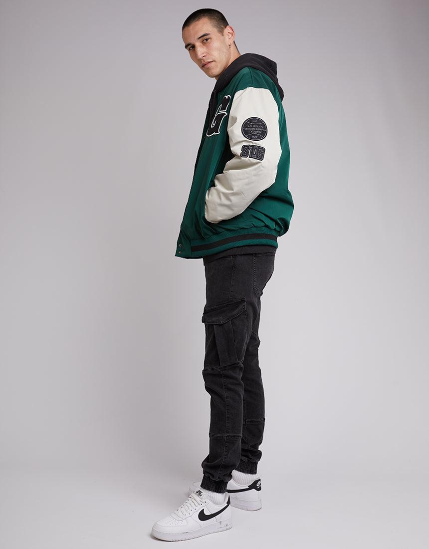St. Goliath-Varsity Jacket Green-Edge Clothing
