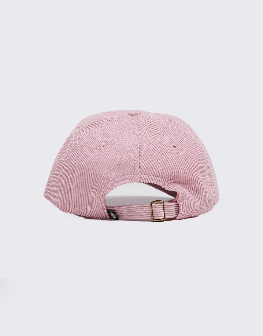 Stussy-Graffiti Cord Low Profile Cap Lemonade-Edge Clothing