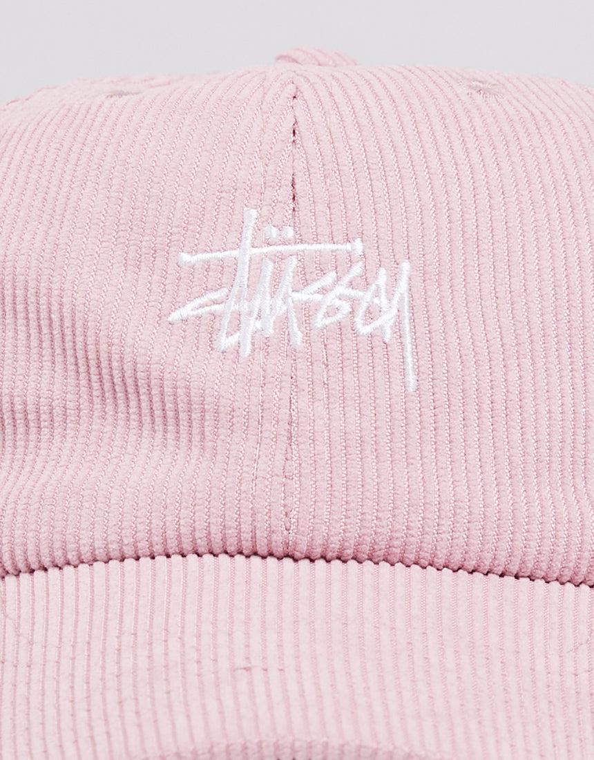 Stussy-Graffiti Cord Low Profile Cap Lemonade-Edge Clothing