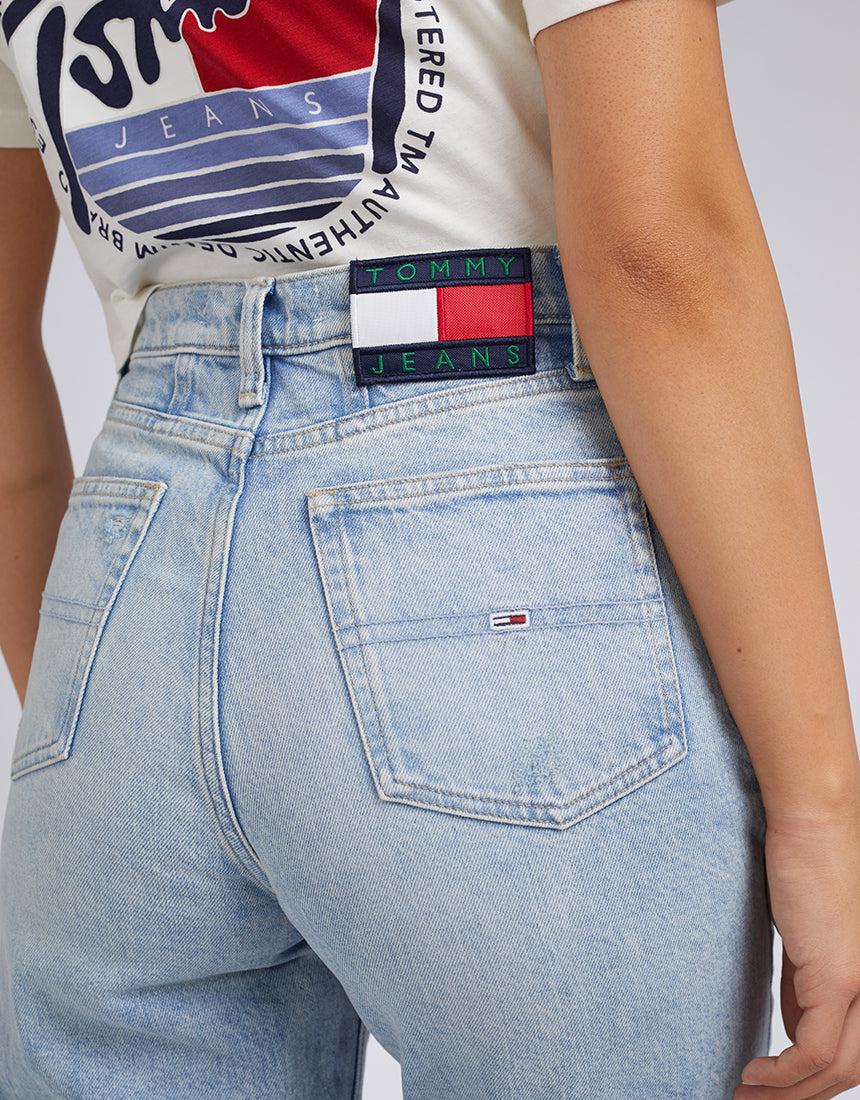 Tommy Hilfiger-Mom Jean Uhr Tprd Ce713 Denim Light-Edge Clothing