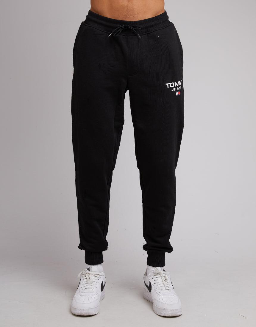 Tommy Hilfiger-Tjm Slim Entry Sweatpants Black-Edge Clothing