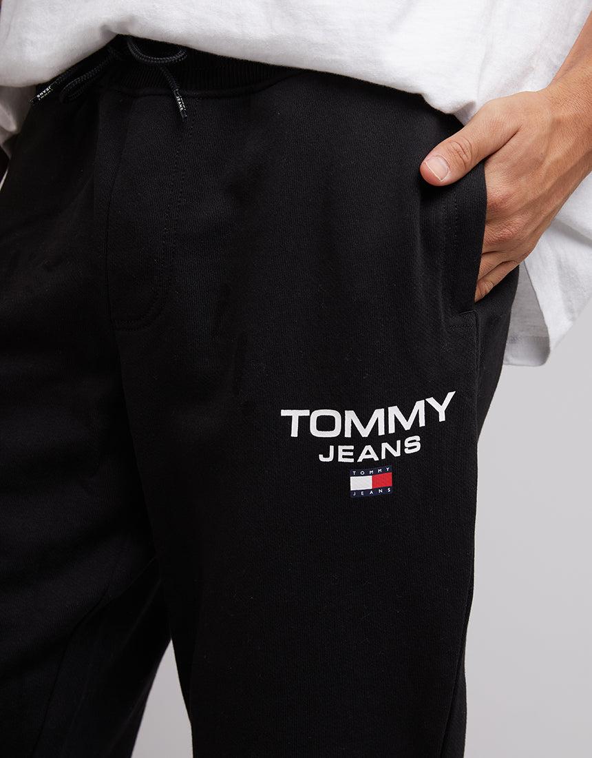 Tommy Hilfiger-Tjm Slim Entry Sweatpants Black-Edge Clothing