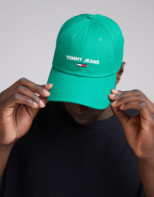 Tommy Hilfiger-Tjm Sport Cap Green Malachite-Edge Clothing