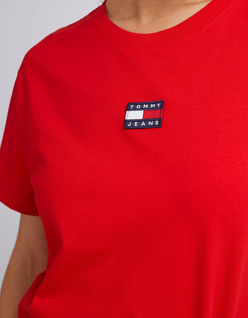 Tjw Tommy Centre Badge Tee Deep Crimson | Buy Online | Edge Clothing