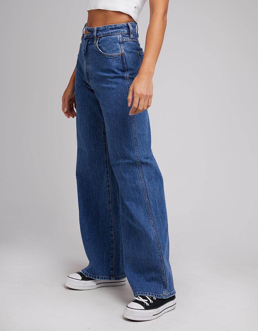 Wrangler hi bells best sale jeans