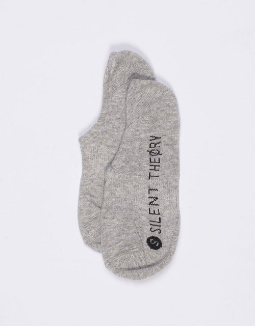 Silent No Show Sock 3 Pack Grey Marle