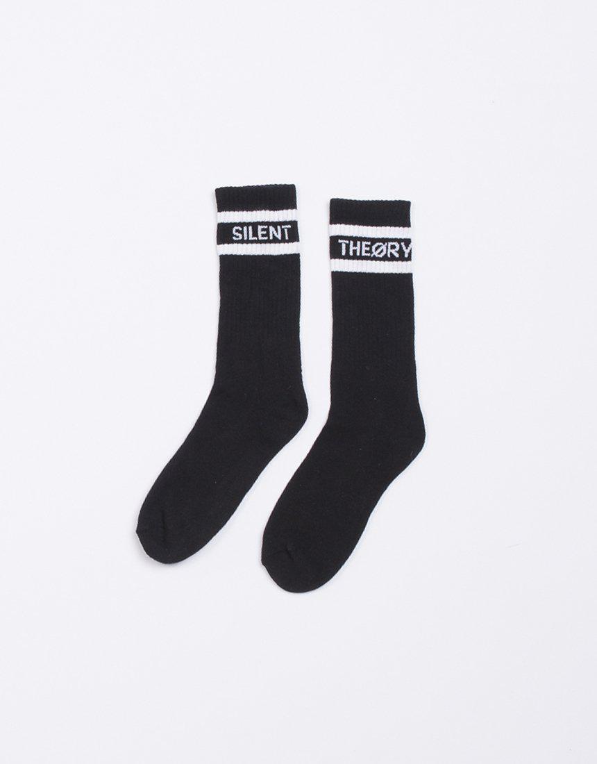 Silent Crew Socks 3 Pack Black